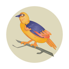 Bird Sign and Logo Vector Illustration