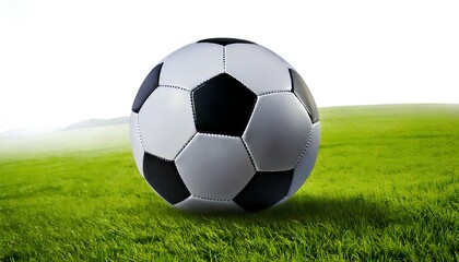 Naklejka premium Soccer ball, Football, isolated on white background