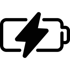 Simple vector icon battery
