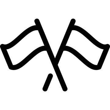 recommend clip art: Simple vector icon finish flag