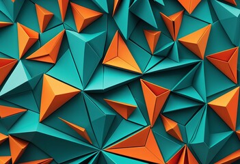 Obraz premium Abstract Low-Poly background. triangulated texture. Design 3d. Polygonal geometrical pattern. Triangular modern style,Geometric abstract background from polygons. Rectangular shape