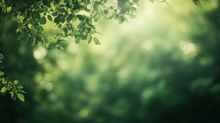 Fototapeta premium Soft out-of-focus nature background. Calming visual effect.