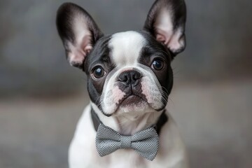 French Bulldog with a Bowtie