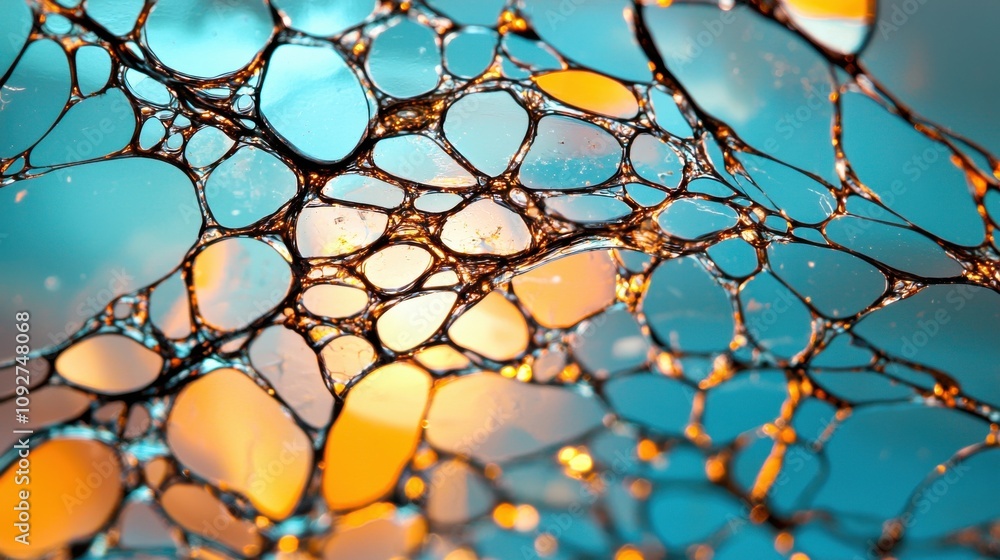 Aufkleber captivating abstract fluid dynamics visualization with vibrant color palette