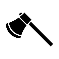 Axe glyph icon