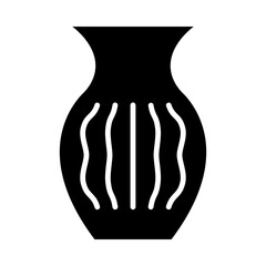 Vase glyph icon