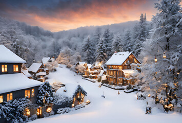 house in the mountains