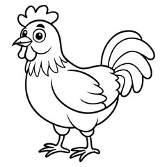 artoon chicken animal