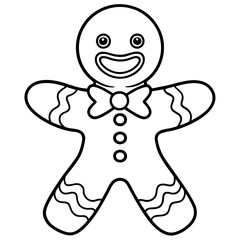 cartoon gingerbread man cookies