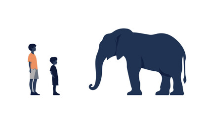 Comparing Elephants to Humans: Surprising Size Contrasts Between Child and Adult