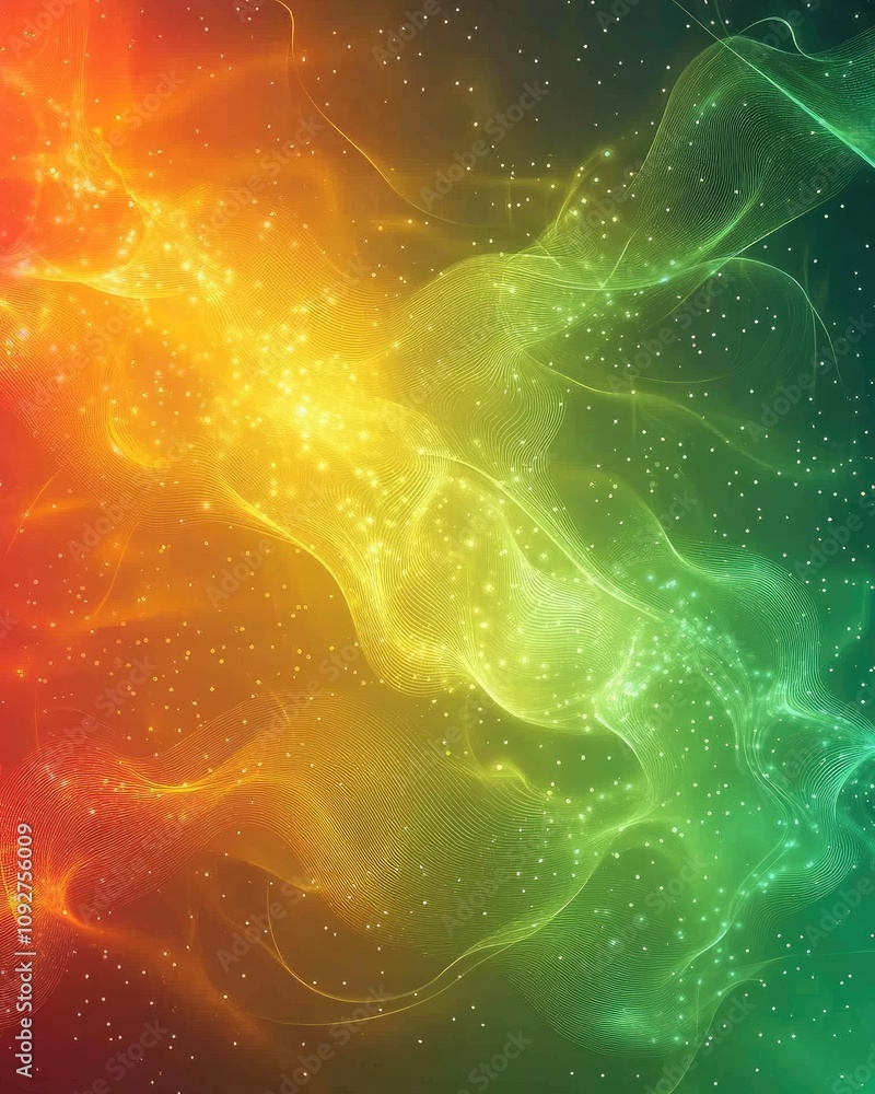 Poster this captivating background features a gradient of vibrant colors swirling together, evoking a sense