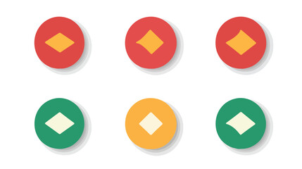 Professional Download Upload Buttons Vector Set Graphic