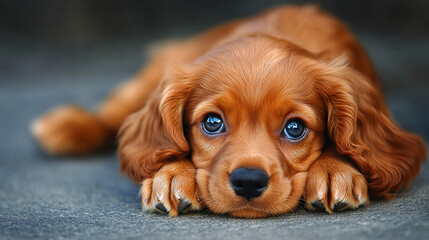cute adorable puppy dog for pet shop background