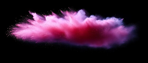 Vibrant colors burst in the air during Holi, symbolizing the arrival of spring and the celebration of love, unity, and joy among people participating