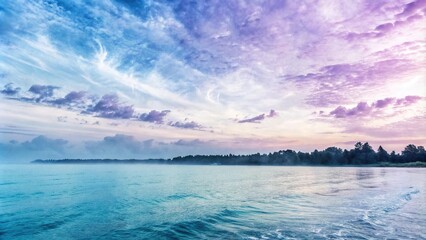 Fototapeta premium Watercolor background with subtle gradients in shades of blue and purple, artistic backgrounds, gentle texture, soft focus, whimsical art