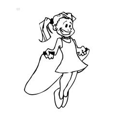 illustrations de personnages en situation de loisirs et hobbies, lignes et traits en noir et blanc, pour utilisations diverses