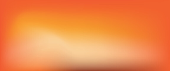 Abstract orange gradient vector background.