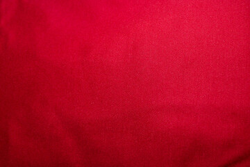 Fototapeta premium Red Fabric Fiber Texture - Close-Up Abstract Background