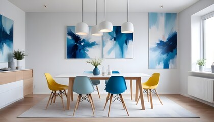 Photo modern style interior room 3d illustration