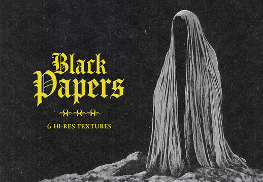 Black Paper Texture Bundle