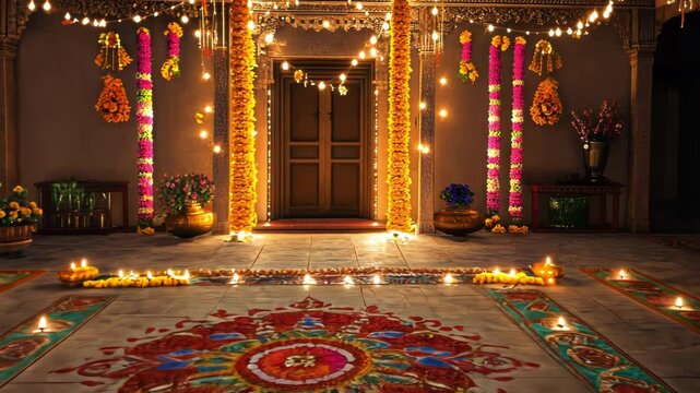 Traditional Indian Festival Decoration