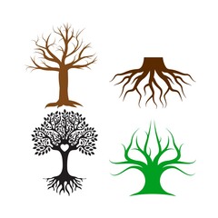 Naklejka premium the tree,tree vector,vector fail,vector