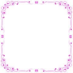 Decorative vintage frame,  Border square shape, Old backgrounds, Artistic Frame or Border,