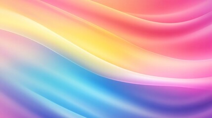 Obraz premium Colorful abstract wave patterns creating a vibrant and dynamic background design. Generative AI