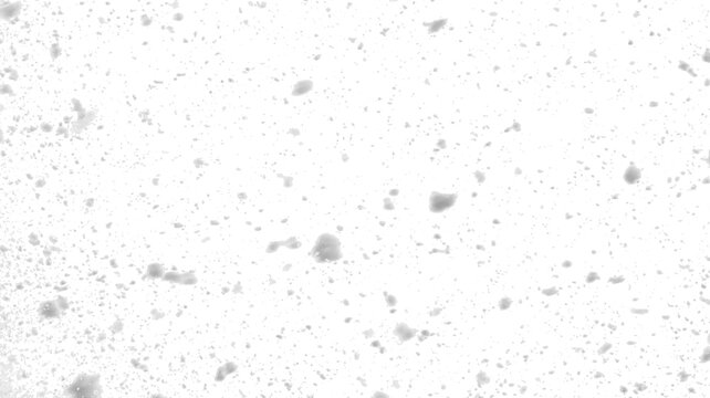 Heavy snowfall. On isolated transparent background.