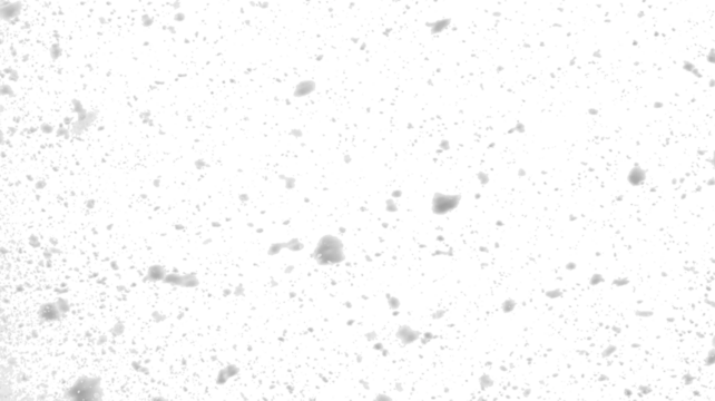 Heavy snowfall. On isolated transparent background.
