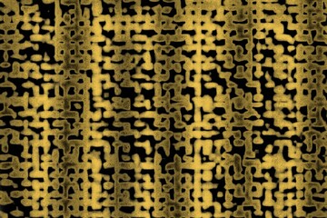 Abstract Golden Grid Pattern it’s perfect for textile design, packaging, or as an abstract element in branding materials
