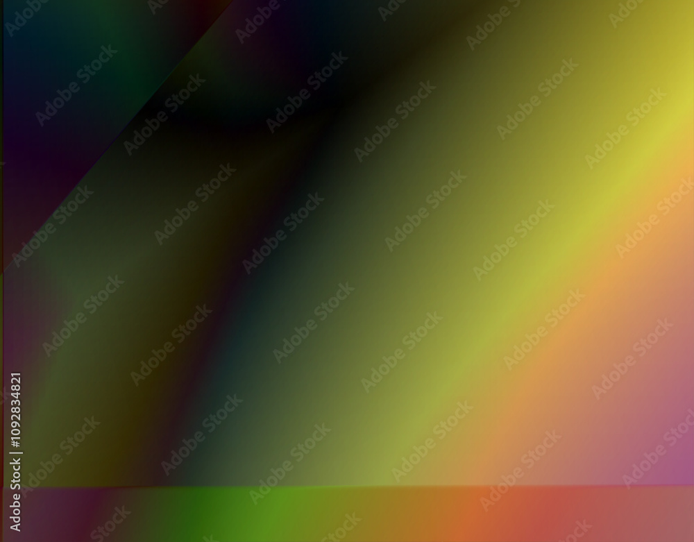 Poster abstract light play with fluid, shimmering waves of luminous tones converging into a mesmerizing spe