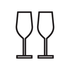 set of  transparent glasses vector pair for digital and print use  