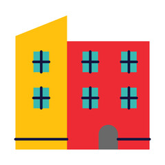 Obraz premium House Architecture of Building Construction Icons