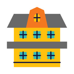 Obraz premium House Architecture of Building Construction Icons