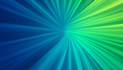 Indigo to Lime Green Radial Gradient