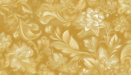 Gold Paisley Pattern