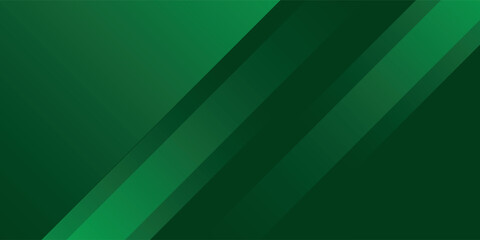 Abstract dark green wide banner background. Eps10 vector