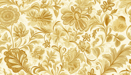 Gold Paisley Pattern