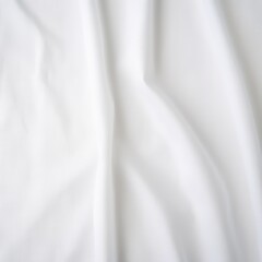 Fototapeta premium Soft, white fabric with gentle folds and textures