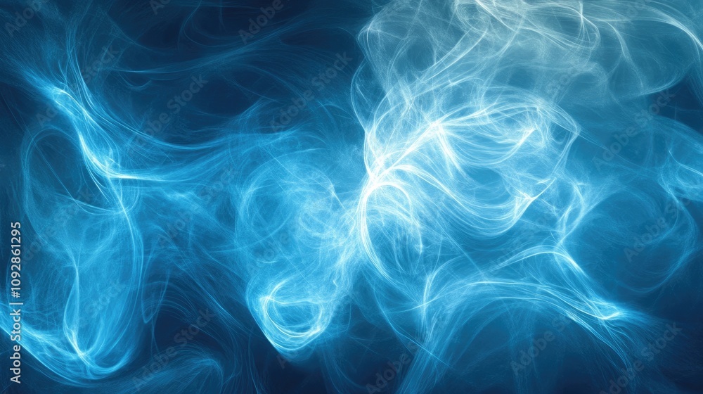 Aufkleber cool tones digital background with gentle lighting effects and soft gradient transitions.