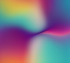 Obraz premium Wave of mixed beautiful gradient colors. smooth transitions. composition and leaking light exposure. Rainbow background. Modern design template. High quality 8k. generative ai