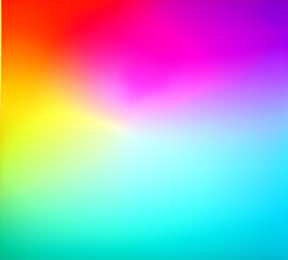 Obraz premium Wave of mixed beautiful gradient colors. smooth transitions. composition and leaking light exposure. Rainbow background. Modern design template. High quality 8k. generative ai