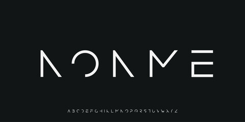 Alphabet Font Collection Classic and Modern Lettering Elegant Minimalist 