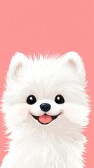 Obraz premium cute adorable puppy dog for pet shop background