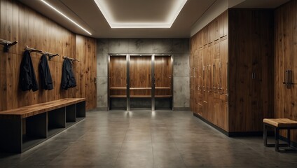 Contemporary Locker Room Design: Embracing Warmth and Functionality