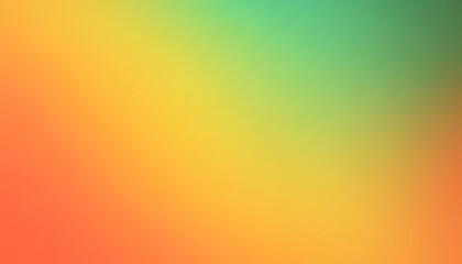 Abstract gradient background in orange and green hues