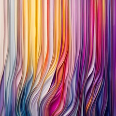 Abstract colorful wavy stripes background.