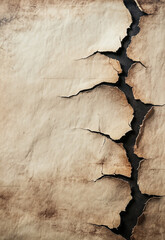 Abstract painting with layered textures of yellow, blue, and white, creating a visually compelling and a close-up of crumpled paper. It gives the impression of a torn piece of paper. 