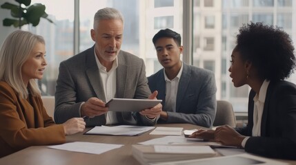 The Business Team in Meeting